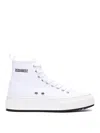 Dsquared2 Platform-sole High-top Sneakers In White