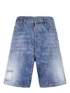 Dsquared2 Bermuda Shorts In Blue