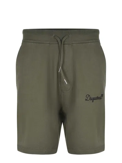 Dsquared2 Bermuda Shorts In Green