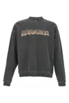 Dsquared2 "top Fade" Crew Neck Sweatshirt In Black