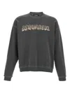 Dsquared2 "top Fade" Crew Neck Sweatshirt In Gray