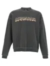 Dsquared2 "top Fade" Crew Neck Sweatshirt In Gray