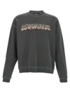 Dsquared2 "top Fade" Crew Neck Sweatshirt In Gray