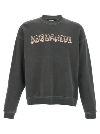 Dsquared2 'best Fade' Sweatshirt In Gray