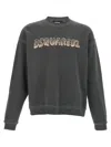Dsquared2 "top Fade" Crew Neck Sweatshirt In Gray
