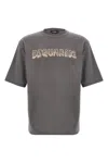 Dsquared2 Dsquared Dark Grey Cotton T-shirt In Gray