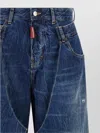 Dsquared2 Better Double Wrap Distressed Jeans In Blue