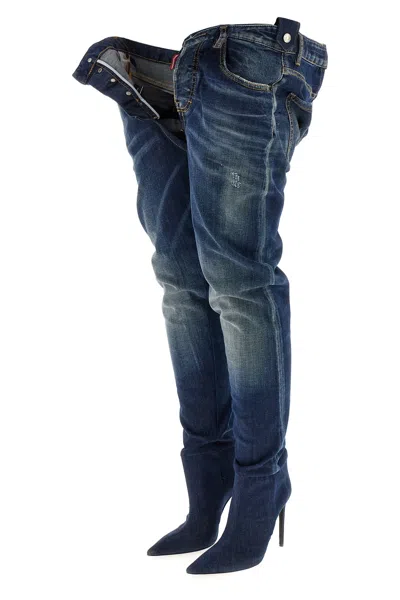 Dsquared2 Bettter X  Capsule Boots In Blue