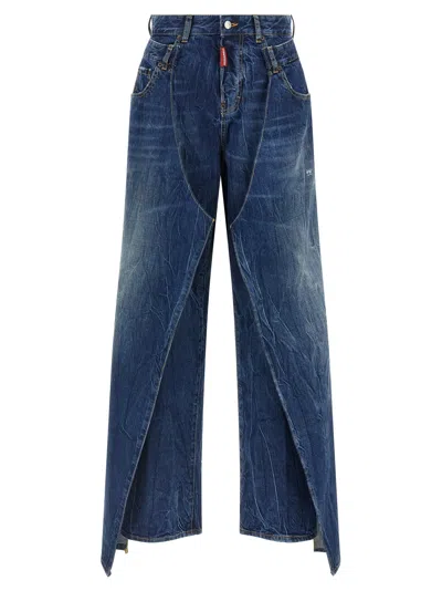 DSQUARED2 BETTTER X DSQUARED2 DOUBLE WRAP JEANS