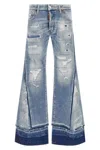 Dsquared2 Better Collaboration Mother Jeans Style In Blue
