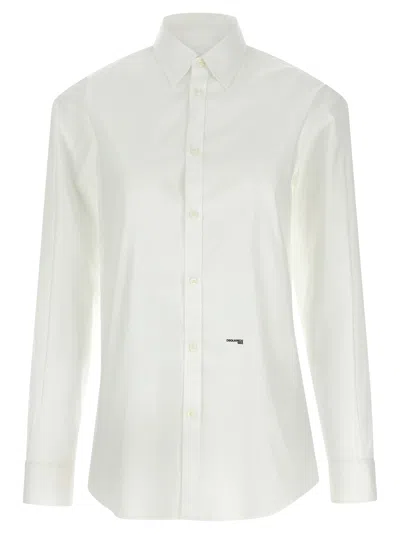 DSQUARED2 BETTTER X DSQUARED2 SHIRT SHIRT AND BLOUSE WHITE