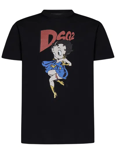 Dsquared2 Betty Boop Cool Fit T-shirt In Black