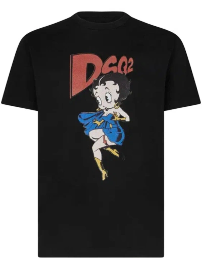 DSQUARED2 BETTY BOOP GRAPHIC-PRINT T-SHIRT