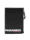 DSQUARED2 BI-FOLD LEATHER WALLET