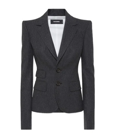DSQUARED2 DSQUARED2 PINSTRIPE PATTERN BLAZER