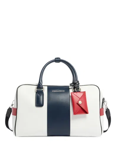 Dsquared2 行李袋 In Bianco+blu+rosso