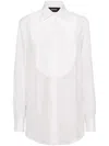 Dsquared2 Elegant Tuxedo Shirt For Women In White