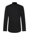 Dsquared2 Pointed-collar Conceal Fastened Shirt In Black