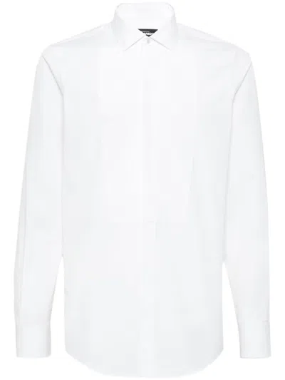 DSQUARED2 BIB-FRONT LONG-SLEEVE SHIRT