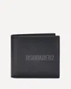 Dsquared2 Compact Design Fold Wallet In Black