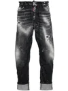 DSQUARED2 BIG BROTHER DISTRESSED-FINISH JEANS