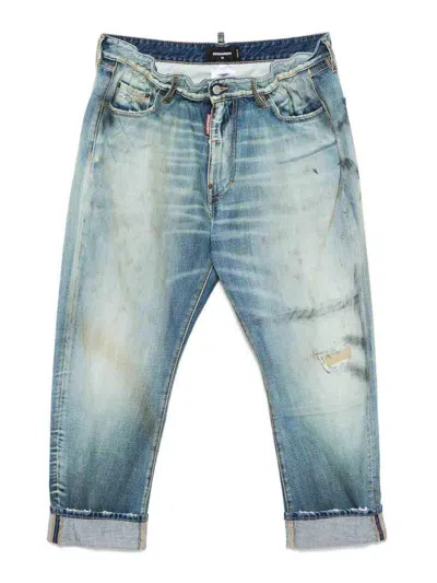 Dsquared2 Big Brotherjeans In Dark Blue