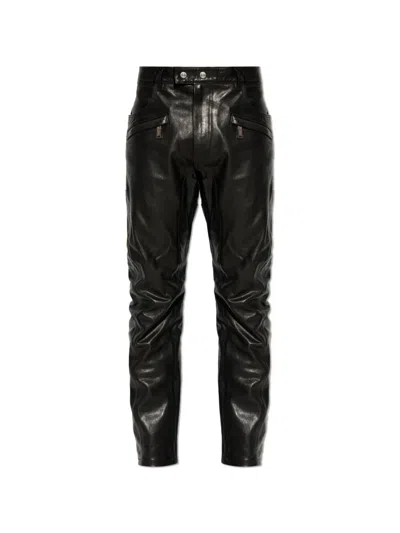 Dsquared2 Biker Panelled Trousers In Black