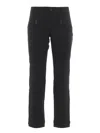 Dsquared2 Biker Wool Blend Trousers In Black