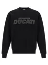Dsquared2 X Ducati Capsule Crewneck Sweatshirt In Black
