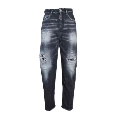 DSQUARED2 BLACK 80'S JET SET JEANS