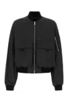 Dsquared2 Dsquared Men Black Polyester Blend Bomber Jacket In Black