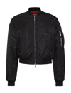 Dsquared2 Dsquared Black Nylon Bomber Jacket In Black