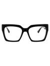 Dsquared2 Black Acetate Eyeglasses In Black