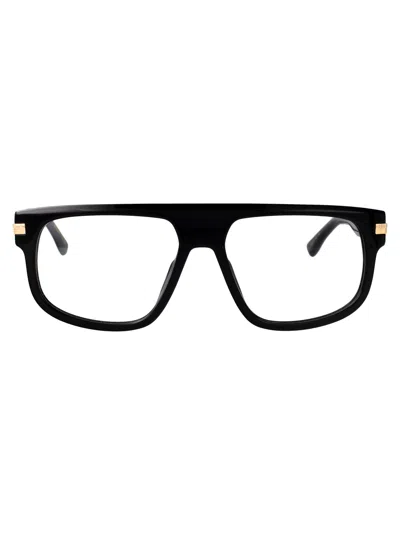 Dsquared2 Black Acetate Glasses In Brown