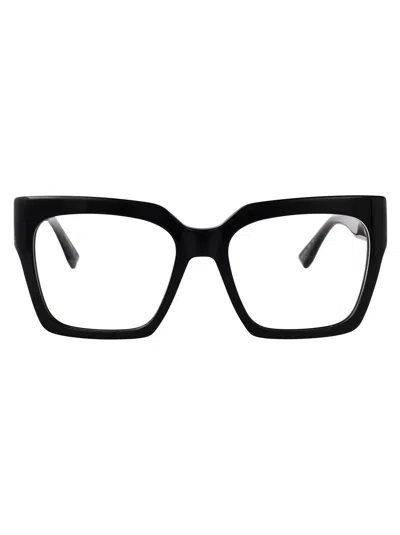 DSQUARED2 DSQUARED2 BLACK ACETATE GLASSES