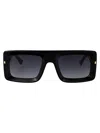 Dsquared2 Black Acetate Sunglasses In Blue