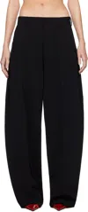Dsquared2 Black Amelia Trousers In 900
