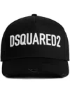 Dsquared2 Black Baseball Cap With Front Logo