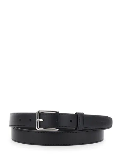 DSQUARED2 BLACK BELT WITH ADJUSTABLE BUCKLE CLOSURE