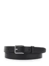 Dsquared2 Black Belt With Adjustable Buckle Closure In Leather Man