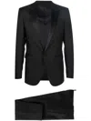 DSQUARED2 DSQUARED2 BLACK BERLIN WOOL AND SILK SUIT