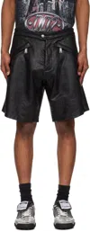 Dsquared2 Black Big Boxer Biker Shorts