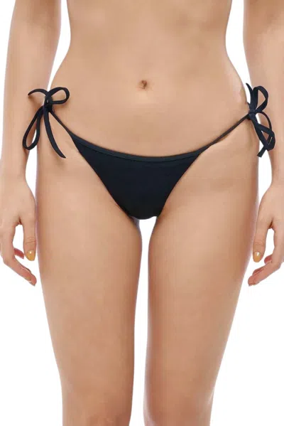Dsquared2 Black Bikini Bottom Swimwear In Blue