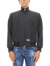 Dsquared2 Bomber Jacket In Black