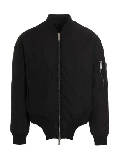DSQUARED2 BLACK BOMBER JACKET
