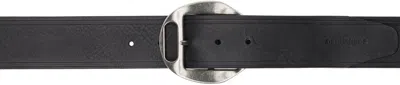 Dsquared2 Black Buckle Belt In Black+vintage Pallad