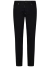 DSQUARED2 BLACK BULL COOL GUY BLACK STRETCH COTTON DENIM JEANS