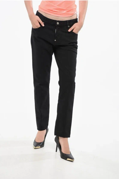 Dsquared2 Black Bull Dark Washed Cool Girl Jeans 16cm Grösse 38