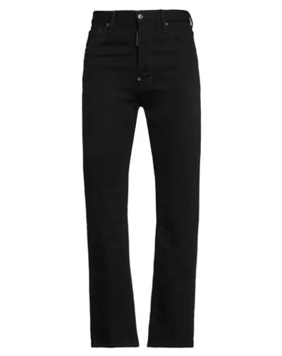 Dsquared2 Black Bull Man Jeans Black Size 34 Cotton, Elastane