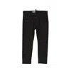 Dsquared2 Black Bull Sailor Denim Jeans Women In Black